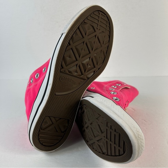 ❤️ Converse Hot Pink Canvas Unisex Sneakers 6M 8W - Picture 6 of 7